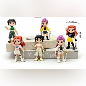 Colorful Action kpop demon hunters Figure Set for Kids